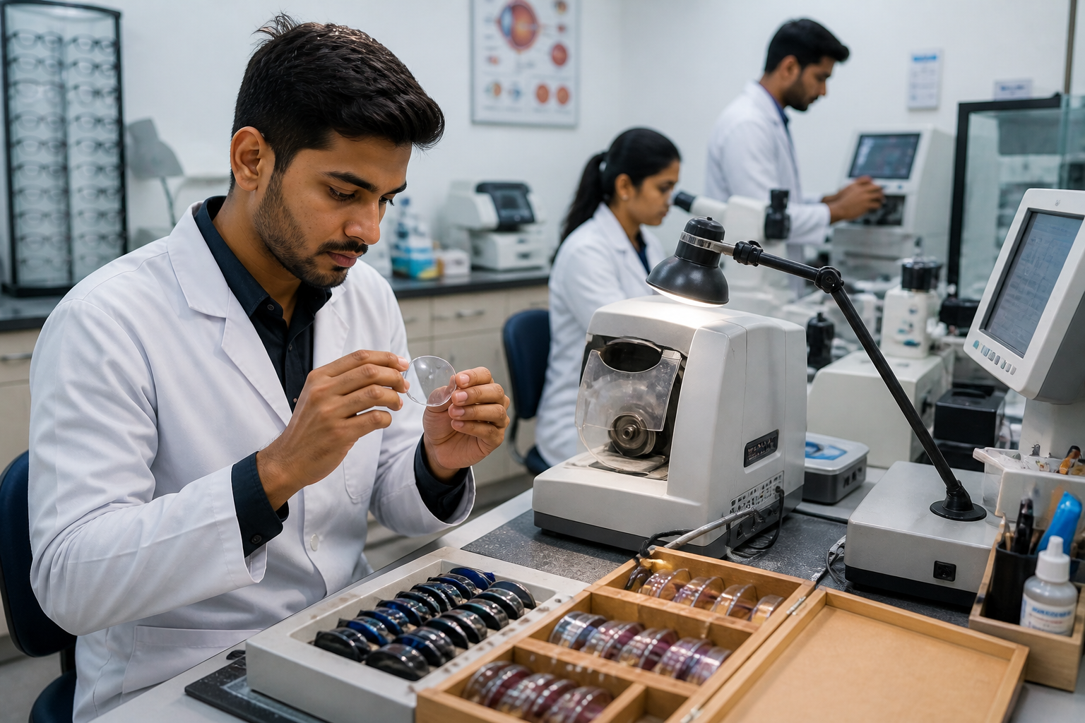 Ophthalmic Lens Technician